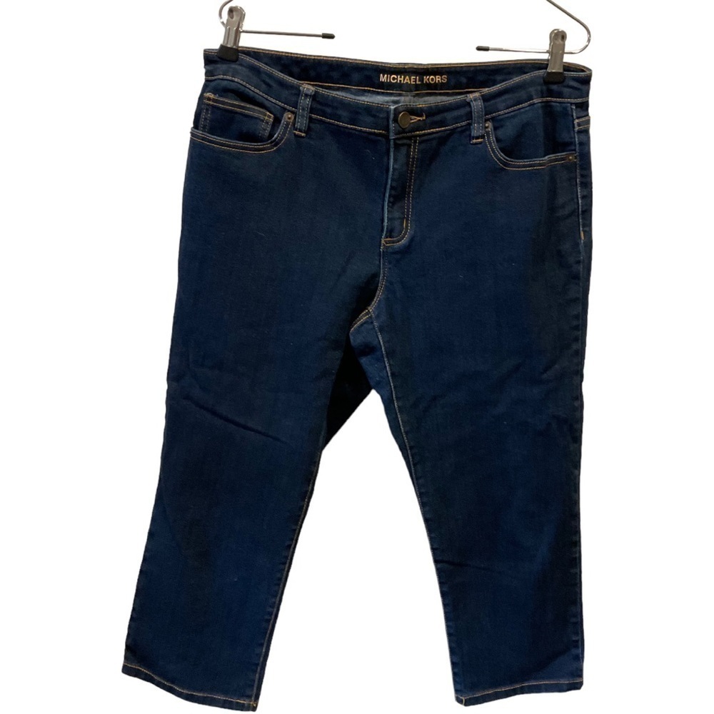 MICHAEL KOR CROPPED JEAN PANTS SIZE 12 NWOT